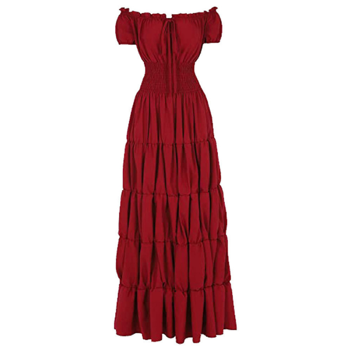 CRESSIDA™ – Smocked Waist Medieval Irish Dress