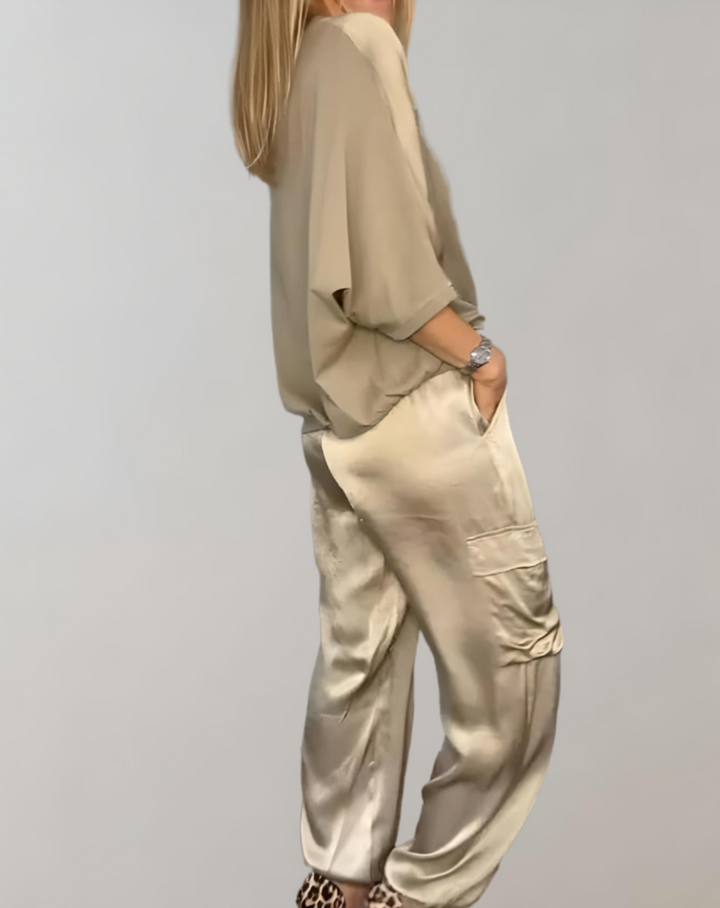 FINLEY | SILKY CARGO LOUNGE SET