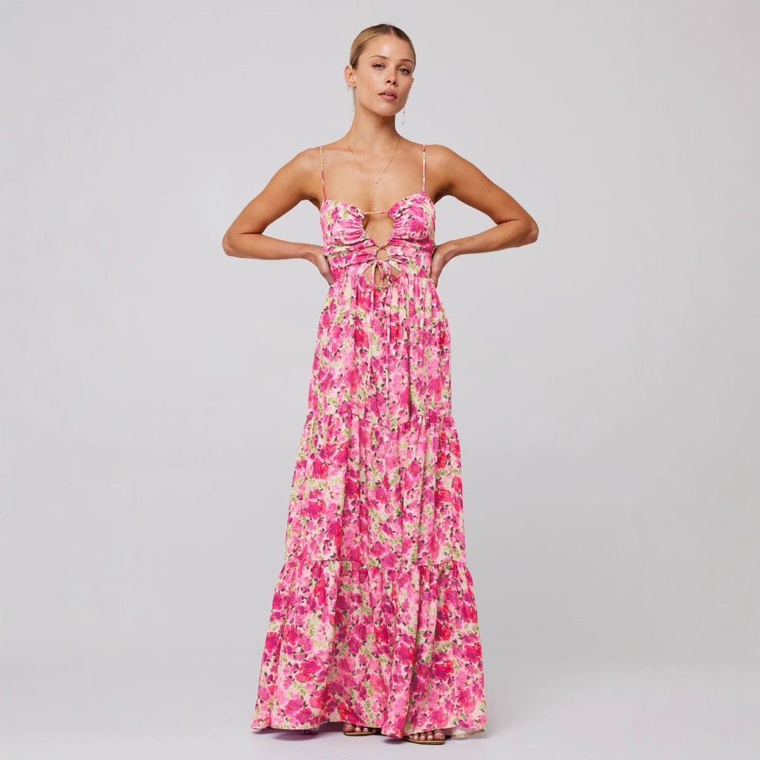 MARSHA™ - Chic Sleeveless Cross Tie-Up Front Summer Maxi Dress