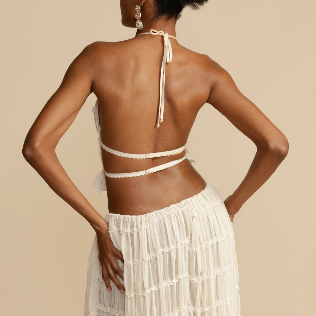 WENDY | HALTER TOP AND SKIRT SET