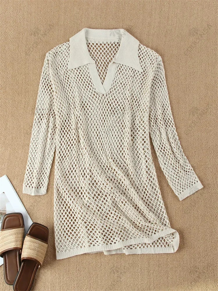 Tiara | Beach Knit Mini Dress