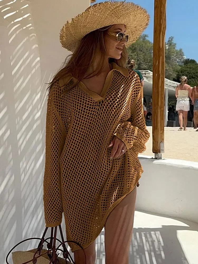 Tiara | Beach Knit Mini Dress