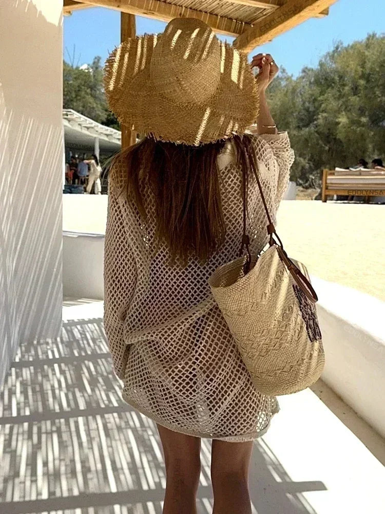 Tiara | Beach Knit Mini Dress