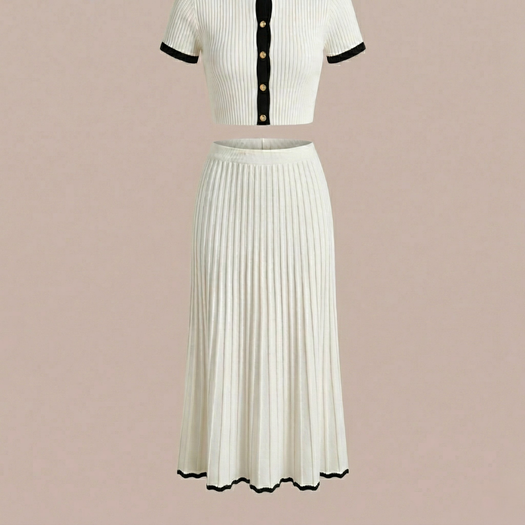 Rosalia – Elegant Summer 2-Piece Skirt Set