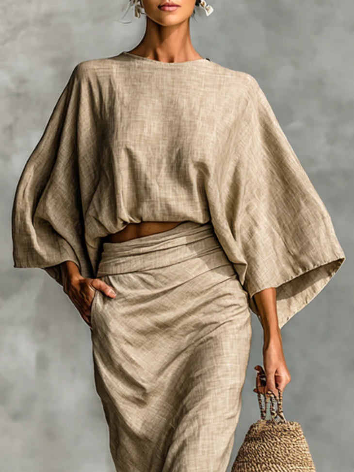 Laura || 2-piece set with skirt