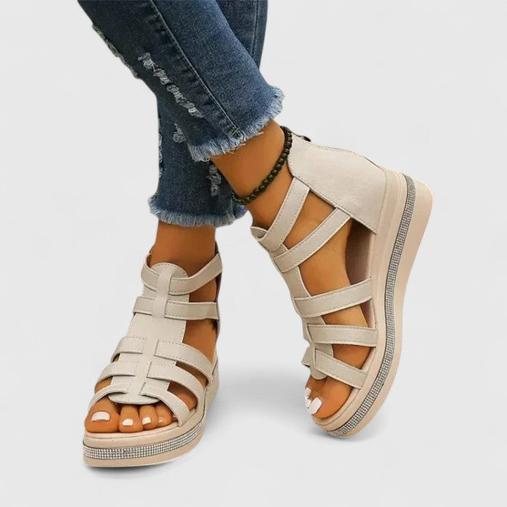KENDALL | ORTHOPEDIC STRASS SANDALS